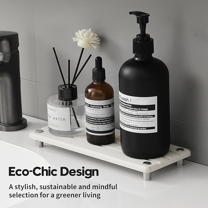 Razborci Quick Dry Bathroom Tray & Kitchen Sink Organizer, Water Absorbing - Image 4