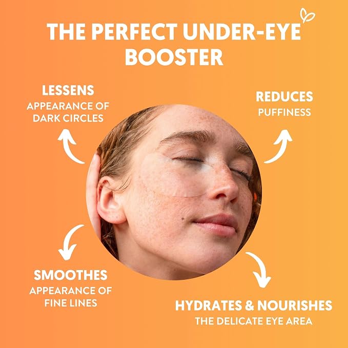 By Nature Vitamin C + Caffeine + Hydrating Under Eye Mask Patches - Image 4