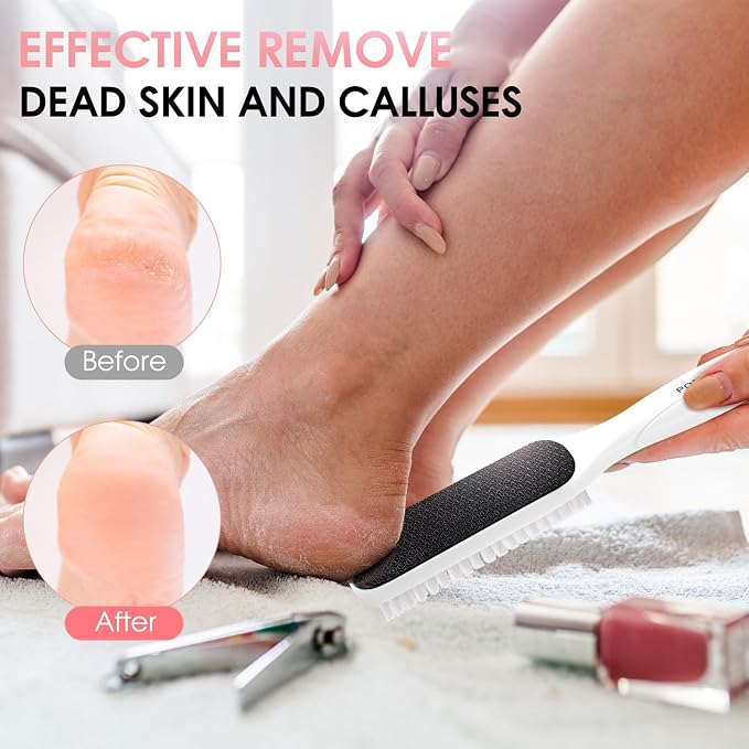 Pedicure Brush, File Callus Remover Dead Skin Nano Glass Remover - Image 4