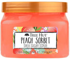 Tree Hut Peach Sorbet Shea Sugar Scrub, Exfoliating, Hydrating & Moisturizing by TreeHut
