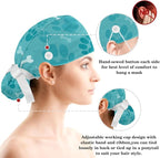Ethnic Aztec Pattern Adjustable Scrub Cap Hat - Image 3