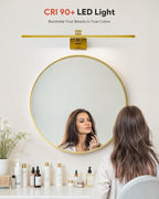 VONLUCE 36" LED Bathroom Vanity Light, 3CCT Modern LED Vanity Lights - Image 5