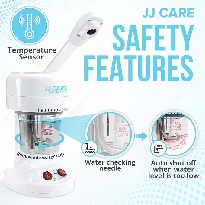 JJ CARE Ozone Facial Steamer Tabletop - Image 7