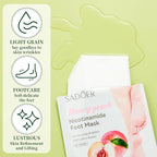 24 Pcs Fruits Beauty Foot Mask Bulk Hydrating Foot Moisturizing Socks Shea - Image 3