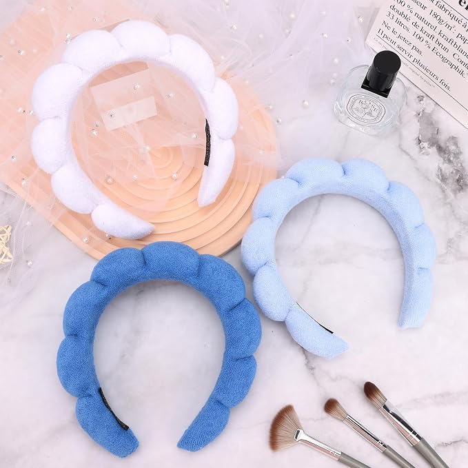 3 Pack Spa Terry Cloth Headbands - Image 7