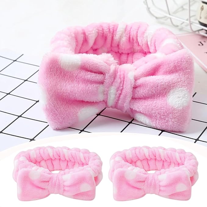 25 Pcs Pink Spa Headband Bulk Set - Image 3