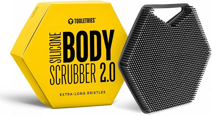 TOOLETRIES Body Scrubber 2.0 – Premium Silicone Shower Scrubber by TOOLETRIES