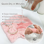 Jseng 3Packs Microfiber Hair Towel - Image 4