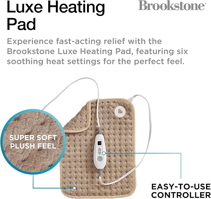 Brookstone Herringbone Portable Heating Pad - Image 2
