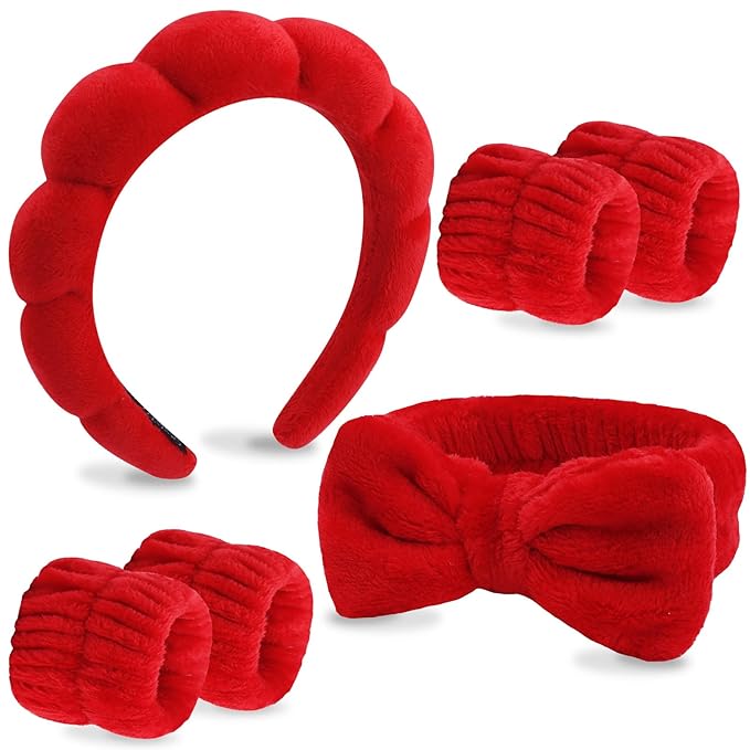 Velscrun 6 Pack Spa Headband, Makeup Headband, Face Wash Headbands, Skincare by VELSCRUN