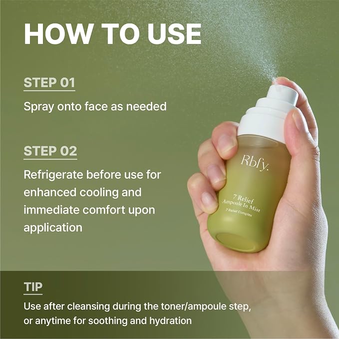 Rbfy. 7 Relief Ampoule In Mist – Calming & Hydrating Face Spray - Image 7