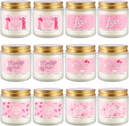 Set of 12 Valentines Scented Candles -3.5oz Romantic Candle Gifts - Image 2