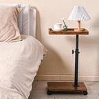 C Table End Table Adjustable Height, C Shaped End - Image 8