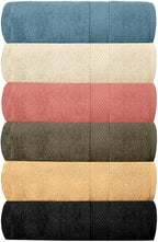 QUBA LINEN Hotel & Spa 100% Cotton Bath Towels Pack of 6, Ultra Soft, Quick Dry by QUBA+LINEN