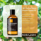 Bergamot Essential Oil 30ml/1.01fl.oz, MAYJAM Premium Bergamot Oils - Image 3