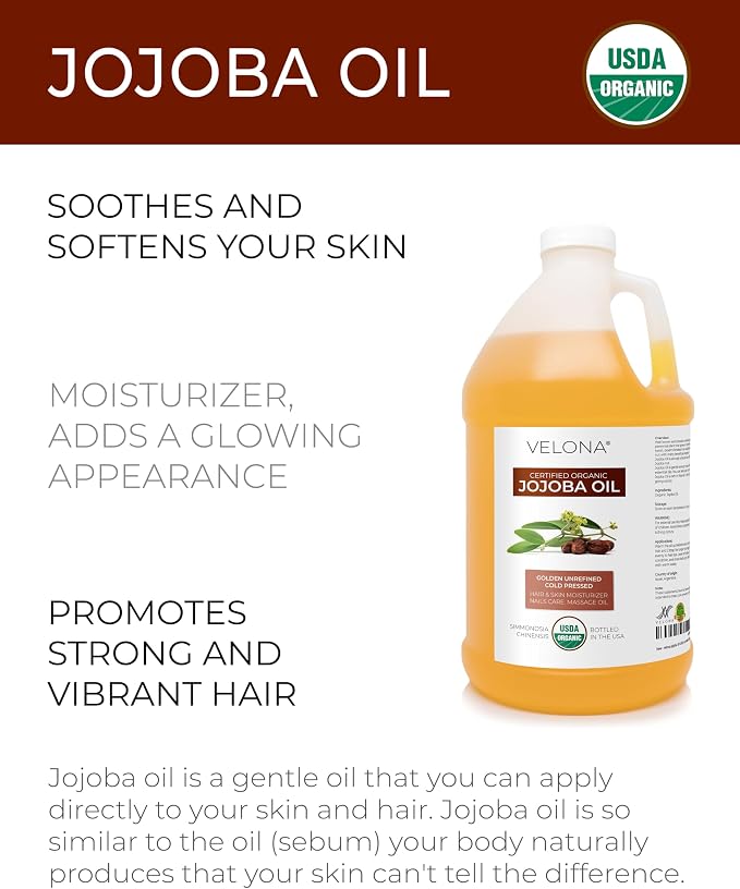 velona Jojoba Oil USDA Certified Organic - Image 2