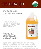velona Jojoba Oil USDA Certified Organic - Image 2