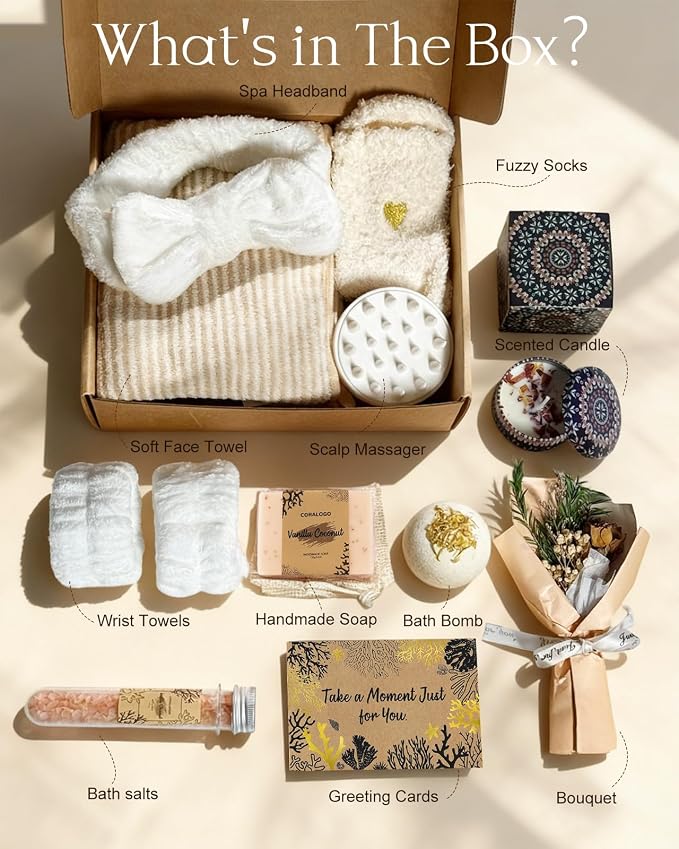 Coralogo Natural Spa Gift Baskets - Image 2