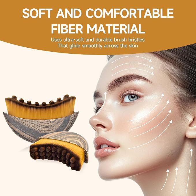 Lymphatic Contour Face Brush 2 Pack, - Image 7
