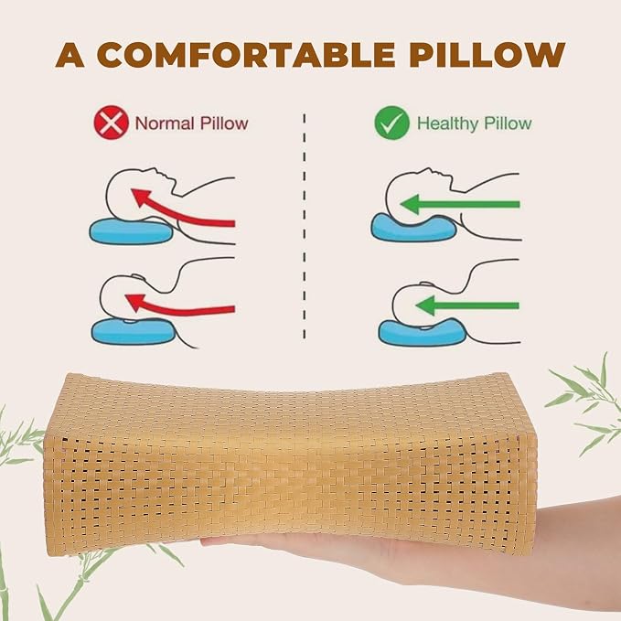iplusmile Simulated Rattan Sauna Pillow - Image 3