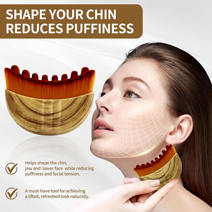 Lymphatic Contour Face Brush，Lymphatic Drainage Brush，Lymphatic Drainage - Image 3