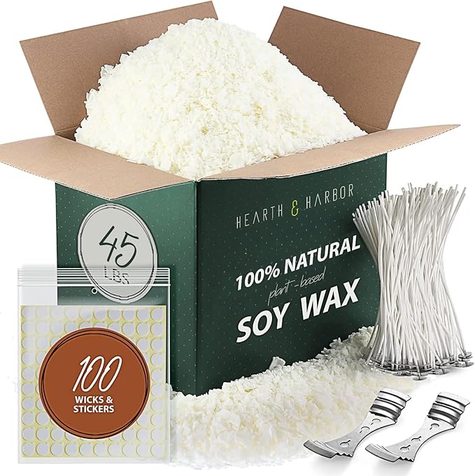 Hearth & Harbor Organic Soy Candle Wax by HearthHarbor