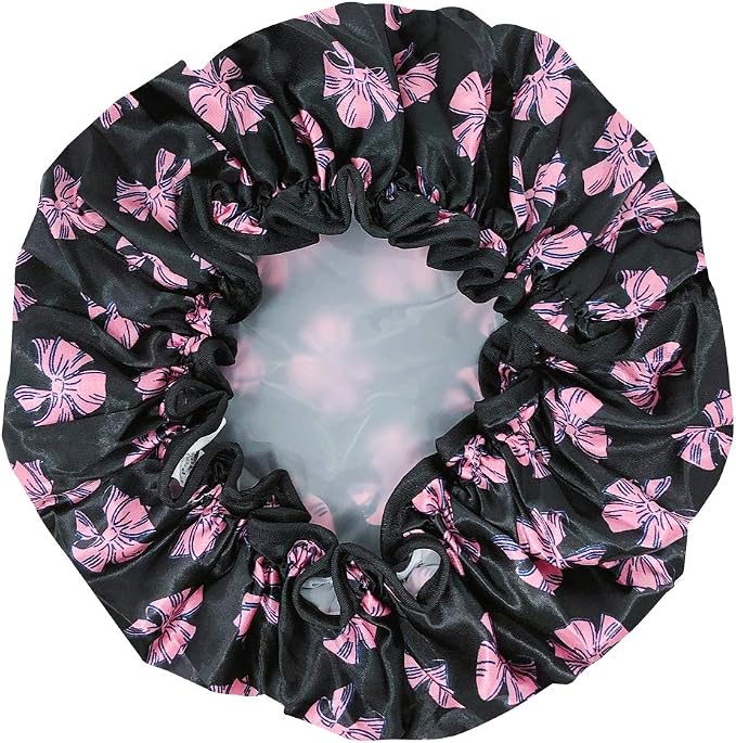 allydrew Reusable Women's Waterproof Shower Caps - Image 2