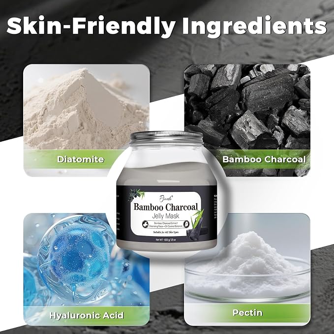 Pjordo Powder Jelly Mask for Facials Professional, Peel Off Facial Mask for - Image 2