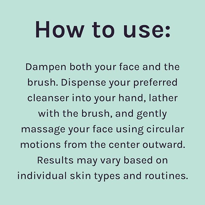 LOLLIPOP Dual-Sided Facial Cleansing Brush | Handle Size Silicone Face - Image 7