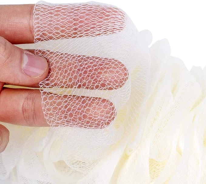 Back Scrubber for Shower, Loofah Long Handle Bath Body Brush, Soft Nylon Mesh - Image 3
