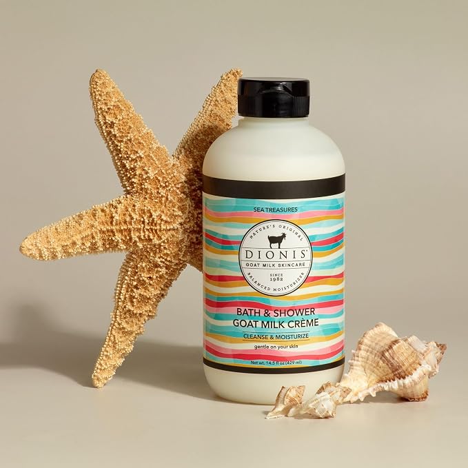 Dionis Bath & Shower Goat Milk Crème Sea Treasures 14.5oz - Image 2