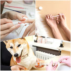 Glass Cuticle Pusher Set of 2 Manicure Sticks - Image 5