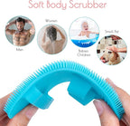 1 Pack Pure Silicone Food-Grade Body Brush Shower Cleansing Scrubber Gentle - Image 4
