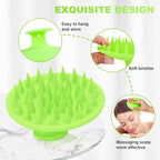 Meartchy Silicone Scalp Massager Shampoo Brush, Scalp Brush - Image 3