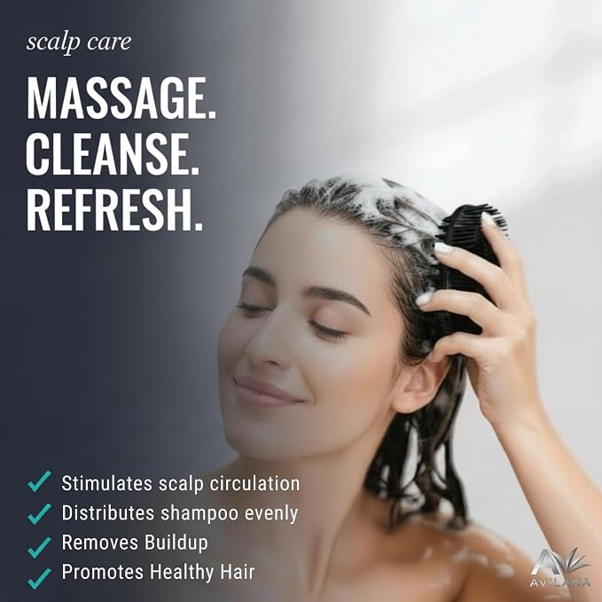 Avilana Premium Scalp Massager Shampoo Brush - Image 6