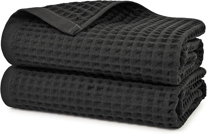 Jacquotha Waffle Bath Towels 2-Piece by Jacquotha