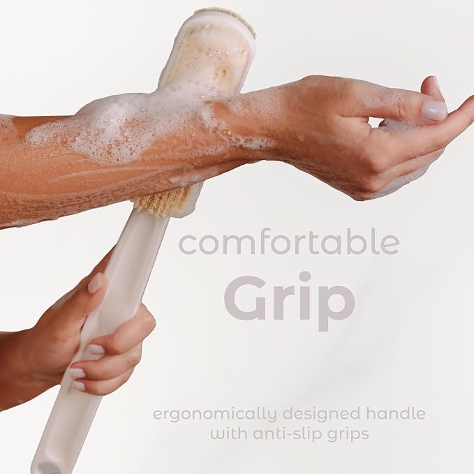 MainBasics Back Scrubber for Shower, Long Handle Body Brush - Image 7