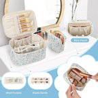 OCHEAL Makeup Bag Set, Portable Travel Makeup Bags Cosmetic Organizer Bag - Image 3