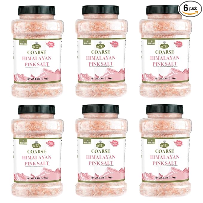 Good Tierra Himalayan Pink Salt in Jar by GoodTierra