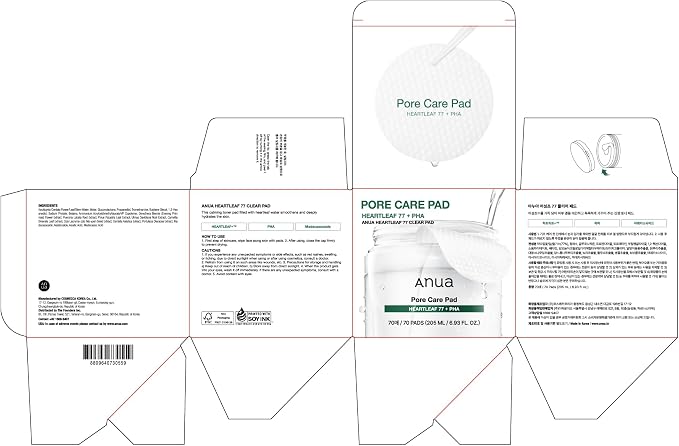 ANUA Heartleaf 77 Toner Pad 70 Sheets, PHA Dead Skin Care Low pH - Image 9