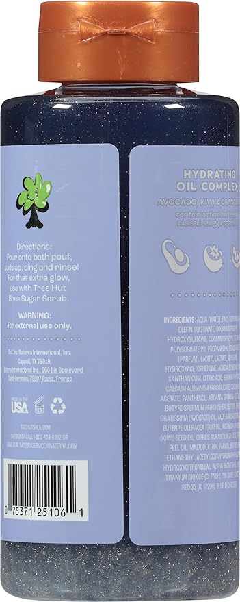 Tree Hut Violet Victory Foaming Gel Wash, Hydrating & Moisturizing Body Wash - Image 2