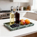 Pure Natural Marble Tray for Bathroom, Sink. Cosmetics, toiletries, etc. can be - Image 7