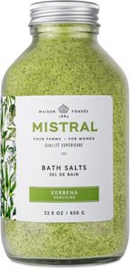 Mistral Bath Salt Mediterranean Sea, Lemon Verbena by Mistral