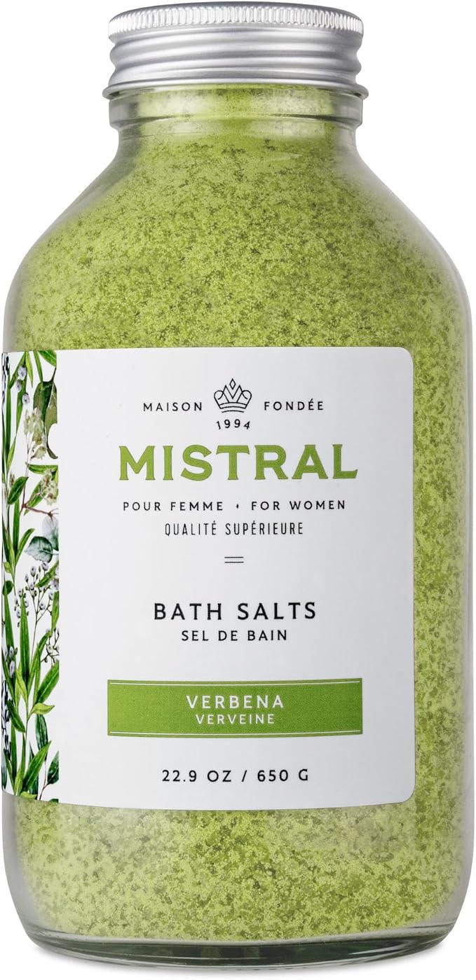 Mistral Bath Salt Mediterranean Sea, Lemon Verbena by Mistral