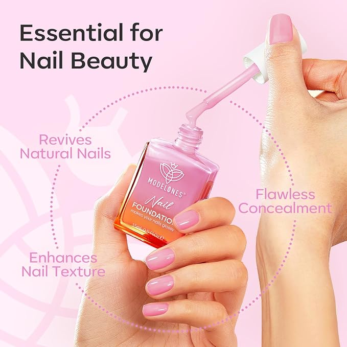 modelones Nail Strengthener Jelly Purple Pink Nail Repair - Image 5