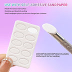 Pre-Treatment Cuticle Pusher, ASTONFOG Dual Ended Cuticle Remover Russian Prep - Image 6