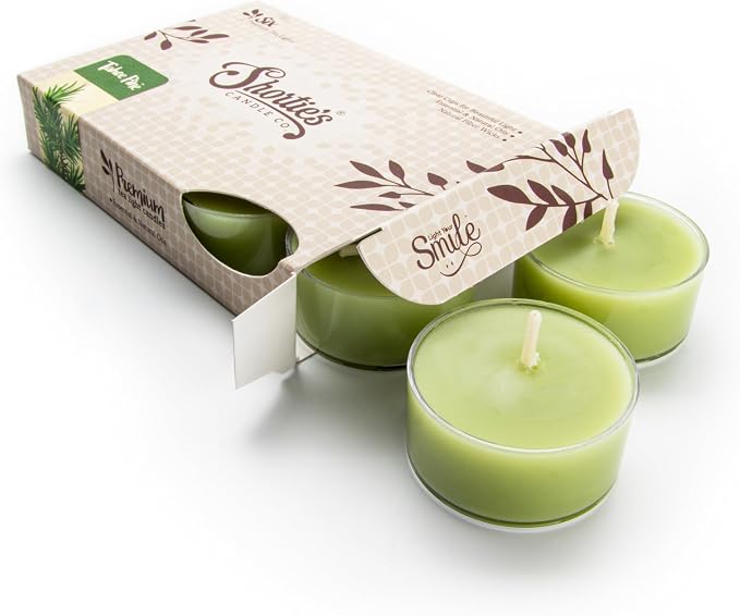 Shortie's Candle Company Tahoe Pine Premium Tealight Candles by ShortiesCandleCompany