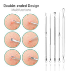Pinkiou Blackhead Remover Comedone Pimple Popper Tool Acne Extractor Blemish - Image 4