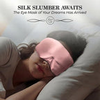 SLEEP SANCTUARY 100% Pure Mulberry Silk Sleep Mask - Image 2