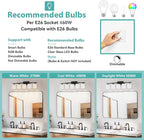 Honesorn 5-Light Vanity Lights, Matte Black - Image 5
